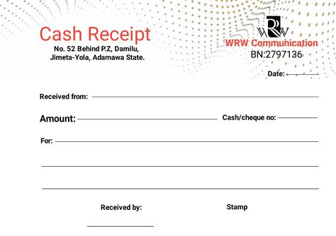 Simple cash receipt design Receipt Design, Cash Receipt, Quick Saves, Design