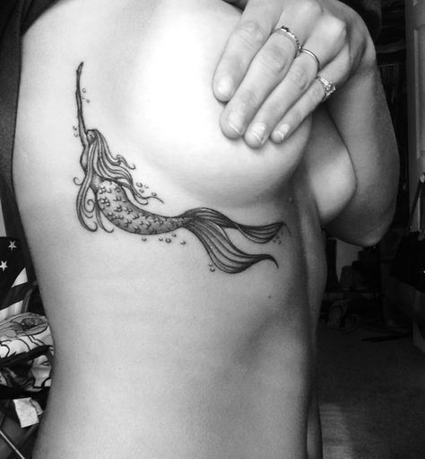 Mermaid Tattoo, Mermaid Tattoos, Space Tattoo, Tattoo Feminina, Tattoo Placement, Skin Art, Piercing Tattoo, Creative Tattoos, Get A Tattoo