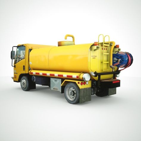 Water Tanker Truck, Free Green Screen Backgrounds, Isuzu Npr, Water Tank Truck, Water Modeling, Water Model, Tanker Truck, Free Green Screen, Brochure Template Layout