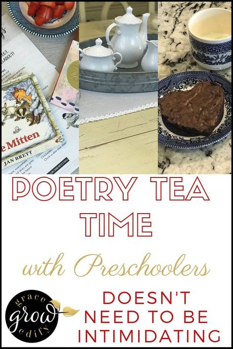 Time Poetry, Poetry Tea, Poetry Tea Time, Books And Tea, Homeschool Lesson Plans, Buy Cookies, Kindergarten Lesson Plans, Kindergarten Lessons, Homeschool Lesson