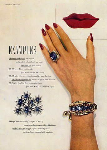 Van Cleef & Arpels (Jewels) 1945 Ceylon Sapphire Bracelet and Ring, Verdura Star Clip Vintage Van Cleef And Arpels Jewelry, Vintage Jewelry Advertisements, Aristocratic Aesthetic, Verdura Jewelry, Vintage Van Cleef, Jewellery Advertising, Van Cleef And Arpels Jewelry, Bracelet And Ring, Jewelry Magazine