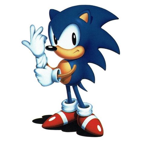 Classic Sonic - Sonic CD/Sonic Triple Trouble Sonic Adventure Art, Sonic Artwork, Sonic Poses, Animation Tattoo, Sonic Gallery, Sonic Design, Sonic Idw, Original Sonic, Videogame Art