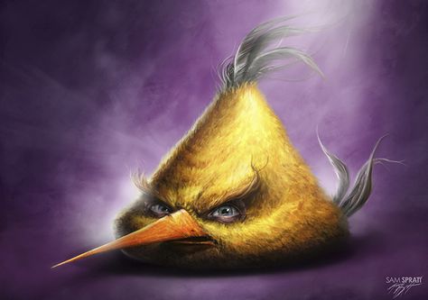 Angry Birds Artists Series Illustrations by  Sam Spratt Angry Bird, Angry Birds, Birds, Illustrations