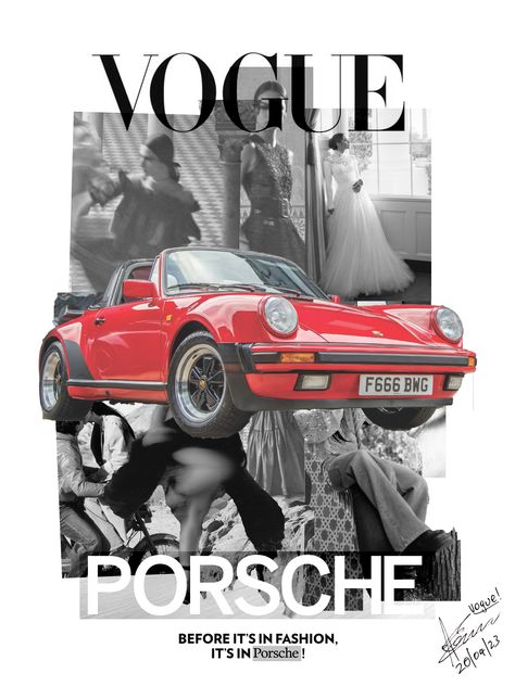 Concept Graphic Design, if Vogue and Porsche ever did a collab. #vogue #voguegraphicdesign #vogueliving #cars #porsche #porsche911 #porsches #voguemagazine #magzineart #magzine #abstractart #art #artist #artistsoninstagram #artwork #artgallery #graphicdesign #graphics #graphic #fypage #getexplored #fyp #photoshop Vogue Graphic Design, Car Magazine Cover Design, Porsche Poster Graphic Design, Porsche Posters Vintage, Car Magazine Cover, Porsche Artwork, Porsche Magazine, Concept Graphic Design, Hard Photos