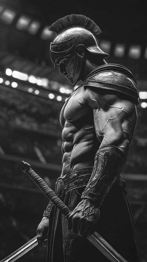 Spartan Warrior Tattoo Design, Gladiator Warrior, Berlin Underground, Ancient Sparta, Badan Ideal, Warriors Pictures, Game Card Design, Vagabond Manga, Warrior Concept Art