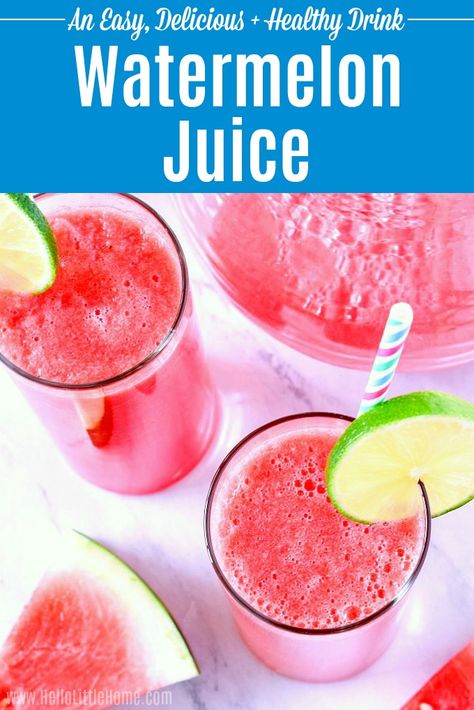 Diy Watermelon Juice, How To Make Watermelon Juice, What To Do With Watermelon, Refreshing Summer Drinks Healthy, Watermelon Stand, Drinks Watermelon, Watermelon Recipes Drinks, Watermelon Ideas, Fresh Watermelon Juice