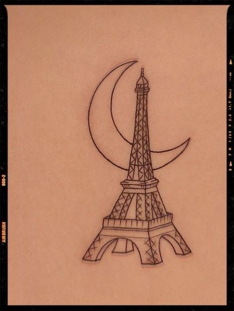 Tiny Eiffel Tower Tattoo, France Inspired Tattoo, Paris Inspired Tattoos, Effiel Tower Tattoo, France Tattoo Ideas, Eiffel Tower Tattoo, Tower Tattoo, France Tattoo, Eiffel Tower Drawing