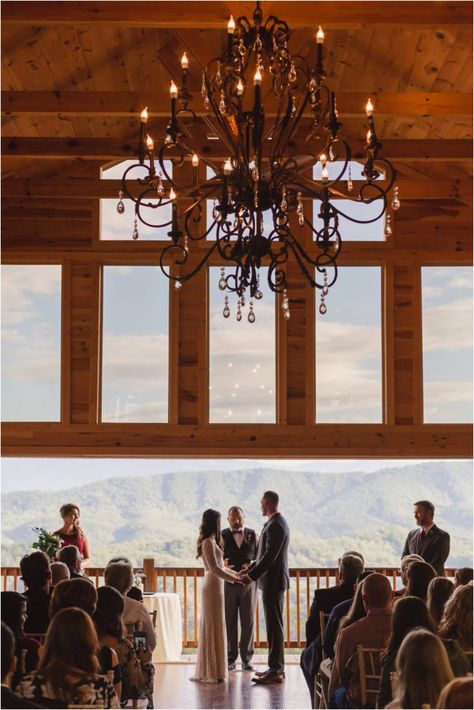 Beautiful indoor mountain wedding in the Great Smoky Mountains at The Magnolia Venue in Tennessee. Tennessee Wedding Venues, Urban Wedding Venue, Smoky Mountain Wedding, Magnolia Wedding, Wedding Venues Indoor, Mountain Wedding Venues, Inexpensive Wedding, Wedding Venue Inspiration, Inexpensive Wedding Venues