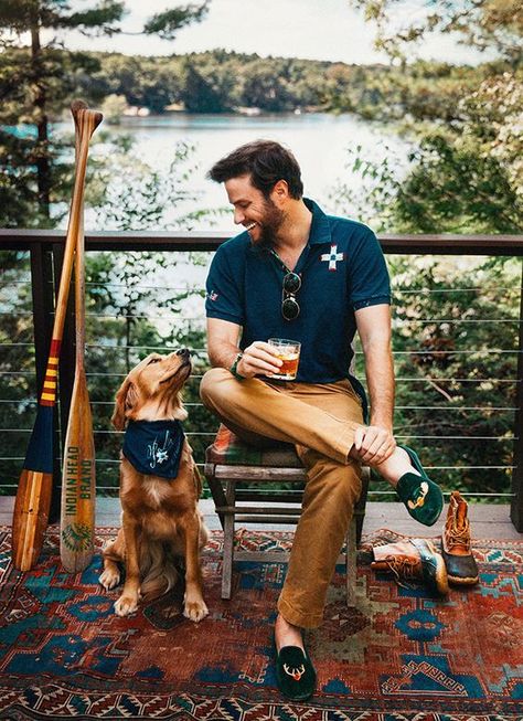 Mens Preppy Outfits, Classy Girls Wear Pearls, Preppy Mens Fashion, Preppy Men, Classy Girl, Man And Dog, Mode Casual, Mens Fashion Classy, Ralph Lauren Shoes