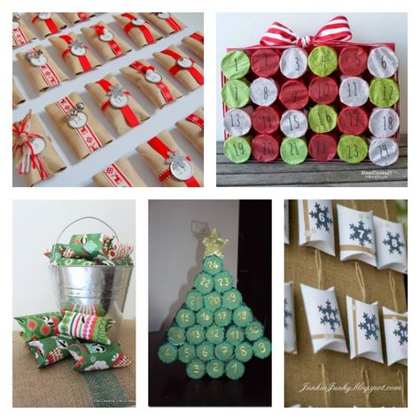 You can turn ordinary cardboard tubes into advent calendars too! Some of these advent calendar ideas use toilet paper tubes. But if that bothers you, simple substitute paper towel tubes instead! Toilet Paper Tube Advent Calendar, Toilet Paper Tubes, Advent Calendar Ideas, Paper Towel Tubes, Calendar Craft, Toilet Paper Tube, Advent Calenders, Calendar Ideas, Diy Advent Calendar