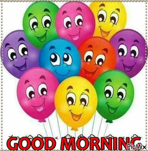 GOOD MORNING - PicMix Happy Birthday Emoji, Balloon Cartoon, Emoji Birthday, Birthday Clipart, Happy Birthday Balloons, Happy Birthday Messages, Birthday Pictures, Happy Birthday Images, Happy Birthday Greetings