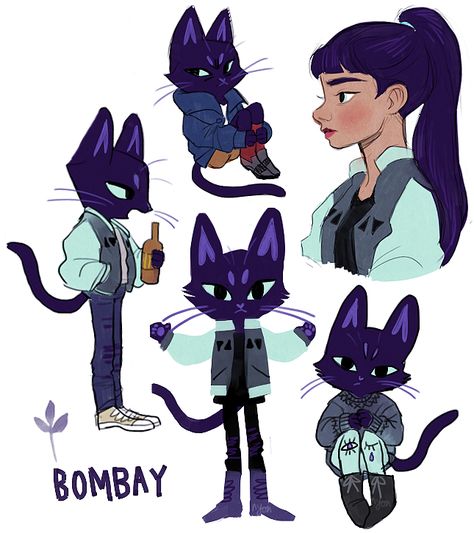 Hannah, 20, Canada. Oc Cartoon Character, Cat Character Design, Arte Indie, Idee Cosplay, Cat Character, Wow Art, Cartoon Character Design, 영감을 주는 캐릭터, Character Design References