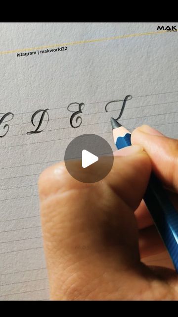 Pencil Calligraphy Alphabet, Calligraphy Alphabet For Beginners Step By Step, Caligraphy Alphabet Beginners, Calligraphy Alphabet Handwritten, Calligraphy Alphabet For Beginners, Fancy Writing Styles, How To Do Calligraphy, Alphabet Calligraphy, Pencil Calligraphy