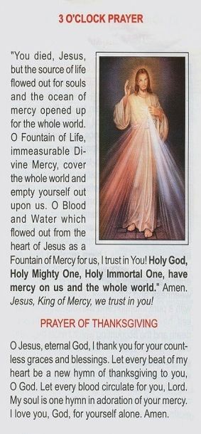 3 O'Clock Prayer Divine Mercy                                                                                                                                                                                 More 3 O Clock Prayer, Quotes God Faith, Devine Mercy, Divine Mercy Prayer, Catholic Prayers Daily, Prayer Ideas, Divine Mercy Chaplet, Novena Prayers, Miracle Prayer