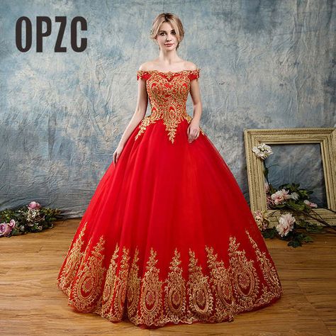 Tienda Online Blanco Azul Rojo romántico vintage oro encaje apliques coreano vestido de fiesta tren vestidos de boda 2019 más tamaño nupcial Sexy barco el cuello | Aliexpress móvil Navy Blue Wedding Dress, Ball Gowns Vintage, Ruffle Prom Dress, Luxury Boat, Red Wedding Dress, Red Floor, Lace Applique Wedding Dress, Dresses For Pregnant Women, Lace Ball Gowns