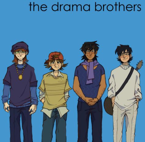 Drama Brothers Total Drama, The Drama Brothers, Justin Total Drama Fanart, Nemma Total Drama, Island Of The Slaughtered, Characters In Love, Total Drama Characters, Total Drama Fanart, Old Cartoon Shows