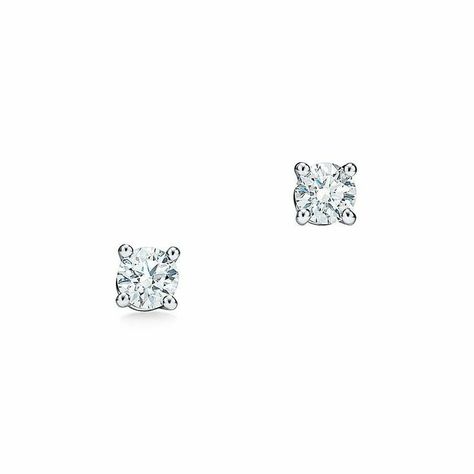 Diamond Earrings Tiffany, Tiffany Solitaire, Solitaire Diamond Earrings, Tiffany And Co Earrings, Spring Board, Diamond Solitaire Earrings, Tiffany Diamond, Tiffany Earrings, Solitaire Earrings