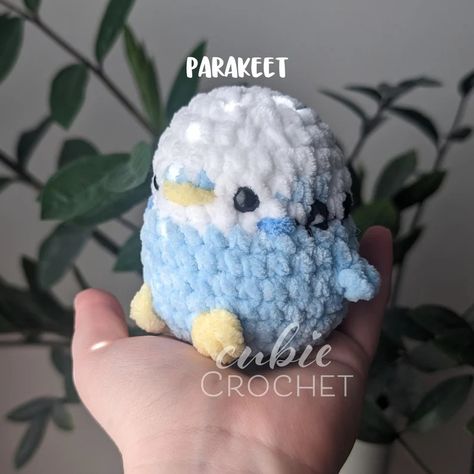 Crochet Bird Plushies Chick, Chicken, Mallard Duck, Owl, Eagle, Parakeet, Cockatiel, Penguin Plushies Small Bird Stuffed Animals - Etsy Cute Crocheted Animals, Crochet Ideas For Gifts, Crouched Animals, Crochet Birds Free Pattern, Crochet Parakeet, Knit Plushies, Chicken Plushies, Crochet Ducks, Handmade Gifts Ideas