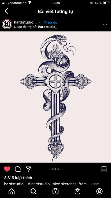 Serpent Tattoo, Pillsbury Doughboy, Sweet Tattoos, Tattoos Art, Wedding Tattoos, Snake Tattoo, Black Ink Tattoos, Cross Tattoo, Celtic Cross