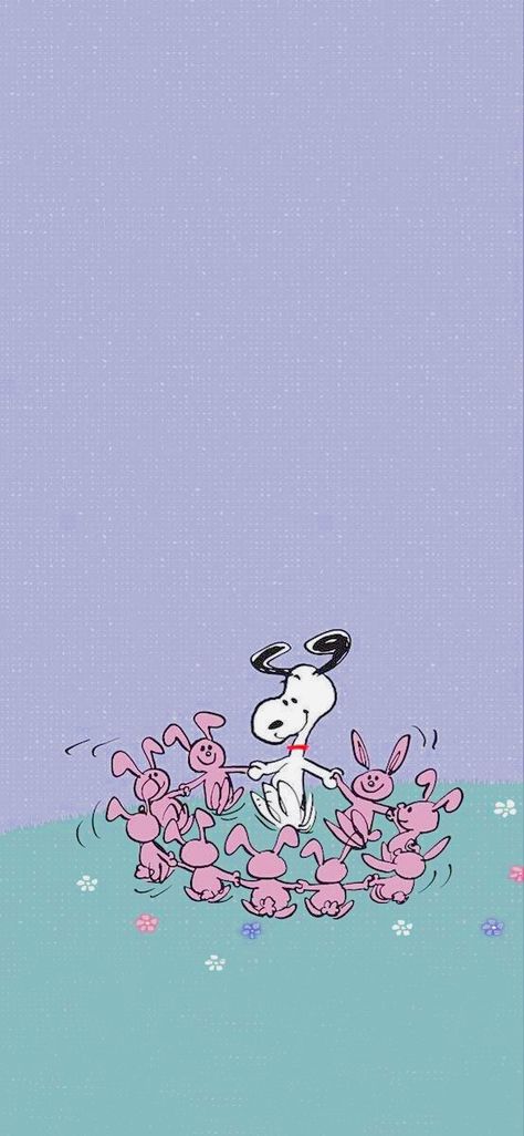 Peanuts Easter Wallpaper, Snoopy Wallpaper Iphone Backgrounds, Cute Easter Wallpaper, Spring Widgets, Charlie Brown Easter, Charlie Brown Wallpaper, Peanuts Wallpaper, Snoopy Easter, Peanut Gallery