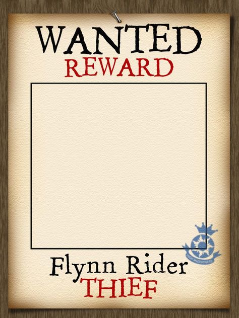 Tangled Wanted Poster, Flynn Rider Wanted Poster, Flynn Rider Wanted, Tangled Clipart, Tangled Design, Tangled Theme, Disney Project Life, Tangled Birthday Party, Rapunzel Birthday