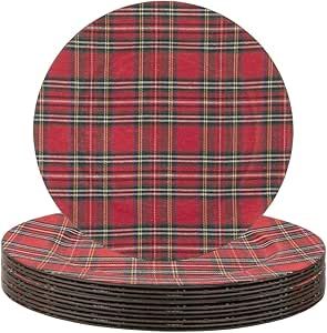 Koyal Wholesale 13-Inch Red Tartan Plaid Charger Plates Set of 12 for Weddings Holidays Events Bulk Heavy Duty Acrylic Charger Plates for Dinnerware Tableware Christmas Table Settings Christmas Dishes, Red Tartan, Holiday Wedding, Charger Plates, Christmas Table Settings, Serving Piece, Tartan Plaid, Plate Sets, Christmas Table