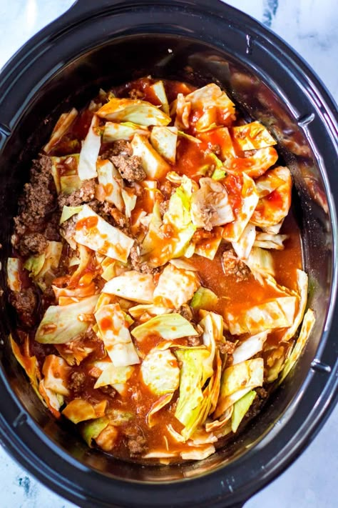 Deconstructed Cabbage Rolls, Cabbage Beef, Slow Cooker Cabbage Rolls, Unstuffed Cabbage Rolls, Cabbage Roll Soup, Unstuffed Cabbage, Cabbage Roll, Cabbage Rolls Recipe, Beef Soup