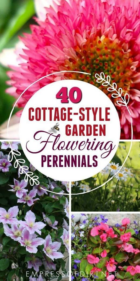 These ideas will add charm to any yard. Flowering Perennials, Cottage Garden Design, Sutton Place, Cottage Garden Plants, Garden Wallpaper, Meteor Garden 2018, Garden Shrubs, Cut Flower Garden, Style Cottage