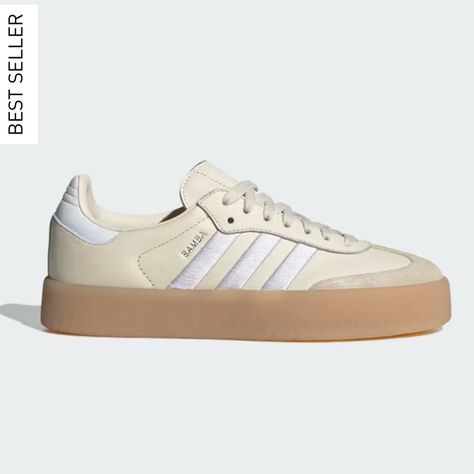 Brand New Nwt Adidas Sambae W Sneakers In Wonder White Cloud White Size Women’s 6.5. The Cutest All Season Neutral Samba Platform! . Sold Out On Adidas Site. Never Worn And Box Included. These Are Made In Women’s Sizes, Please Read Sizing Reviews. *Will Ship Same Day If Ordered Before 12pm Est M-Sat Excluding Holiday.* A Premium, Elevated Take On Shoes Loved Around The World. These Adidas Sambae Shoes Add A Modern Twist To An Iconic Design. Once An Indoor Football Shoe, This Version Is Made With A Smooth Leather Upper, Translucent Gum Rubber Outsole And Premium Embroidered 3-Stripes That Let The Look Transition Seamlessly To The Streets. Subtle Details Like A Stitch-And-Turn Adidas Samba Platform, Samba Platform, Samba Adidas, Indoor Football, White Cloud, Football Shoes, Iconic Design, Cloud White, Adidas Samba