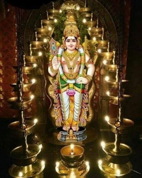 Lord Murugan Hd Wallpaper 4k, Greetings For The Day, Devi Images, Devi Images Hd, Aadi Shakti, Lord Murugan Wallpapers, Ganpati Decoration Design, Hanuman Images, Shiva Painting