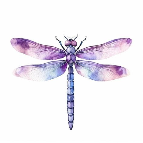 Dragonfly Purple, Purple Dragonfly, Dragonfly Painting, Graphics Fairy, Scrap Material, Business Card Maker, Flyer Maker, Poster Maker, Card Banner