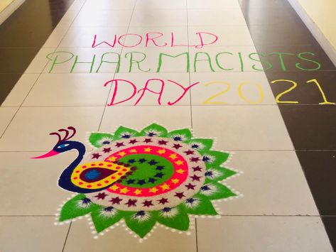 Pharmacist Day, Rangoli Ideas, Pharmacist