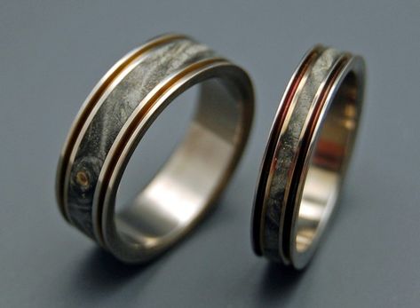 Wedding Rings Titanium, Unusual Wedding Rings, Wooden Rings Engagement, Wedding Ring Sets Unique, Wooden Wedding Ring, Rings Mens, Rustic Rings, Titanium Wedding Rings, Mens Rings