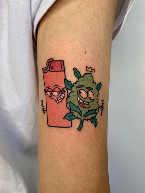 creditos: twitter (@inkcruel) Cosmo E Wanda, Cosmos Tattoo, Partner Tattoos, Cosmo And Wanda, Wax Pot, Mens Shoulder Tattoo, Stick N Poke Tattoo, Horror Tattoo, Poke Tattoo