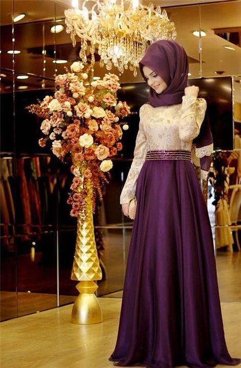 Renda Kebaya, Estilo Hijab, Muslim Evening Dresses, Muslim Dresses, Modest Evening Dress, Muslim Wedding Dresses, Islamic Dress, Dress Muslim, Muslim Fashion Dress