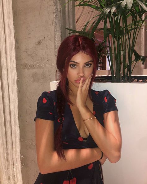 kelsey on Instagram: “landed in ibiza!!!! what should i do while im here?!” Red Hair Indian, Red Hair Tan Skin, Pelo Color Borgoña, Hair Color For Tan Skin, Red Hair Outfits, Kelsey Calemine, Cherry Red Hair, Wine Red Hair, Red Hair Inspo