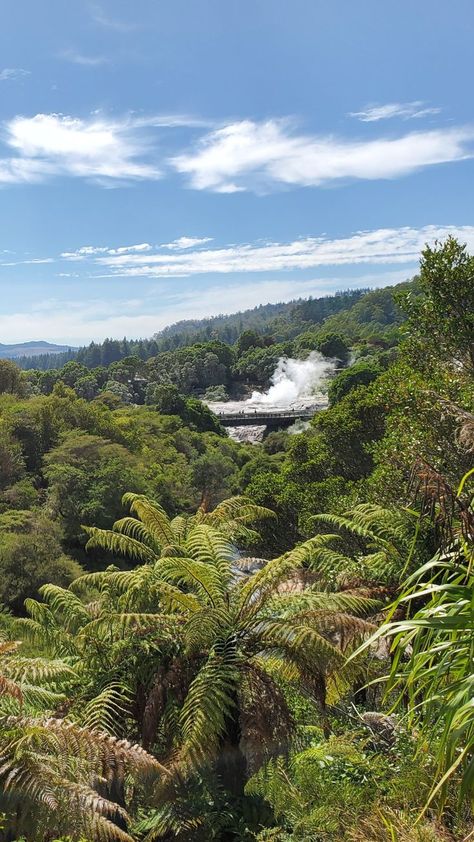 Te Puia, Rotorua Geotherman Park. Gorgeous place! Rotorua New Zealand, State Of Arizona, Rotorua, Usa States, Outdoor Lover, South Pacific, Pacific Ocean, Hot Springs, Volcano