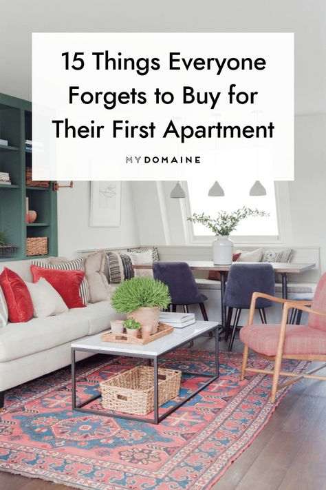 Small Apartment Essentials, New Apartment Essentials, First Apartment Gift, Apartment Necessities, First Apartment Tips, Apartment Must Haves, Buy Apartment, New Home Essentials, First Apartment Essentials