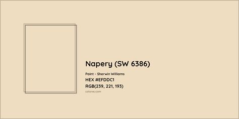 Sherwin Williams Napery (SW 6386) Paint color codes, similar paints and colors Napery Sherwin Williams, Sherwin Williams Napery, Living Room Cabin, Interior Paint Color Palette, Interior Paint Color, Analogous Color Scheme, Paint Color Codes, Rgb Color Codes, Hexadecimal Color