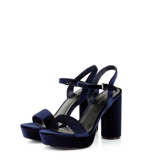 Navy Blue Quinceanera Shoes, High Heels Blue Prom, Dark Blue Platform Heels, Navy Blue Heels Aesthetic, Navy Blue Prom Shoes, Navy Blue Platform Heels, Midnight Blue Heels, Dark Blue High Heels, Navy Blue Quince