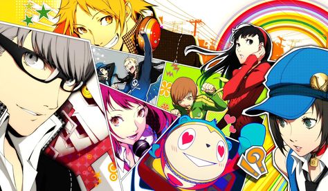 Dastanovich @ Sonic Colors & Yakuza: LaD on Twitter: "Promotional artwork for Persona 4 Golden and Persona 5… " Persona 4 Wallpaper, Persona 4 Manga, Persona 4 Golden, Yu Narukami, Golden Wallpaper, Shin Megami Tensei Persona, Persona 3, 4 Wallpaper, Persona 4