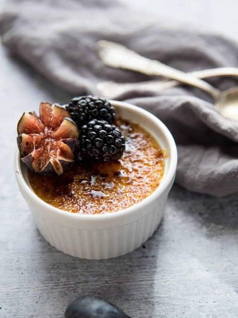 Crème Brûlée with Grand Marnier - Hunger Thirst Play Gran Marnier, Gorgeous Desserts, How To Make Custard, Real Vanilla, Classic French Desserts, Vanilla Bean Paste, Homemade Custard, Custard Desserts, Creme Brûlée