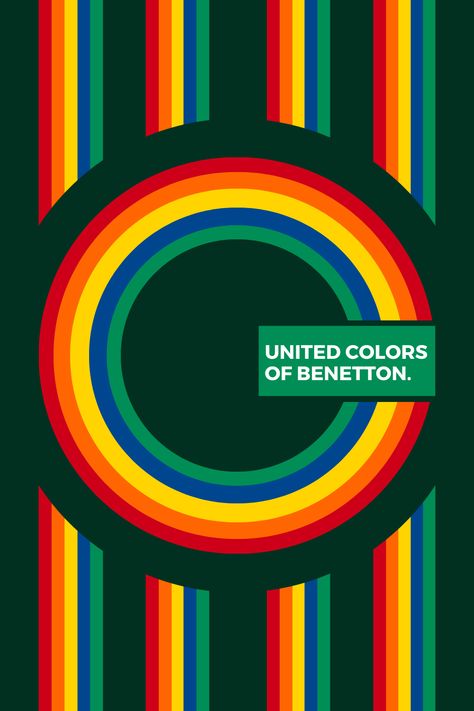 The Benetton brand was founded in Treviso, Italy in 1965 by the three brothers Luciano, Carlo, and Gilberto, together with their sister – Guiliana Benetton. united colors of benetton/logo/original artwork design by PGupet Benetton Logo, The Three Brothers, Treviso Italy, Hampton House, Three Brothers, Paradigm Shift, United Colors Of Benetton, Artwork Design, Graphic Design Inspiration