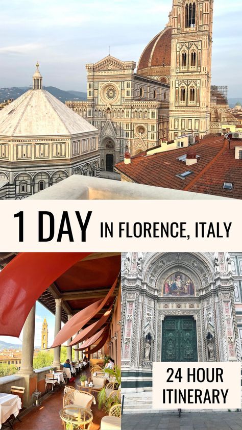 Are you going to Florence (Firenze) in Italy and you only have 1 day to discover it? That indeed is a tricky task, but here we come to help you plan your perfect itinerary! I have spoken with Antonia Fest, a Florence expert, to get you covered! In this guide, we will show you hour-by-hour how to see the best of Florence in 1 day and truly make the most of your limited time in this magical city! Florence In A Day, Florence Italy Food, Milano Travel, Italy Girl, Italy Trip Planning, Florence Italy Travel, Day Trips From Rome, Visit Florence, Firenze Italy