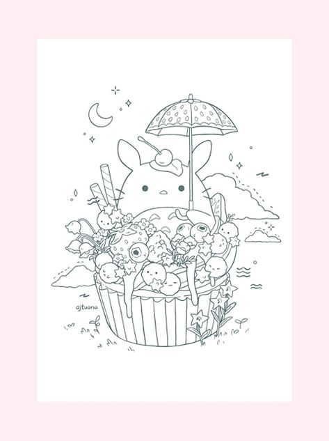 Visit Ajtuana's Ko-fi Shop! - Ko-fi ❤️ Where creators get support from fans through donations, memberships, shop sales and more! The original 'Buy Me a Coffee' Page. Ajtuana Coloring Pages, Coloring Sheets, Creating Art, Aesthetic Art, Cute Cartoon, Sweet Treats, The Original, Take A, Coloring Pages