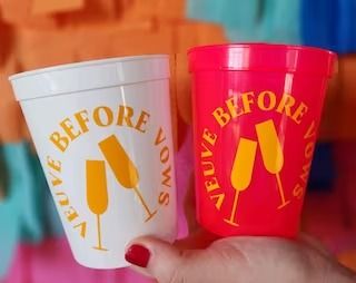 ShePaperCo - Etsy Disco Cups Bachelorette, Bachelorette Styrofoam Cups, Custom Party, Bachelorette Party