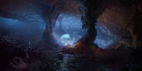 ArtStation - Dragon Lair Sequence, Daniel Romanovsky Dragon Lair, Cave Images, Cave Photos, Red And Black Background, Dark Cave, Hd Dark Wallpapers, Dragon's Lair, Digital Sculpture, Black Background Wallpaper