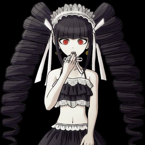 Danganronpa S (official sprite) Celestia Ludenberg, Talent Development, Trigger Happy Havoc, Trigger Happy, Danganronpa V3, Danganronpa Characters, Mug Shots, Summer Camp, Danganronpa