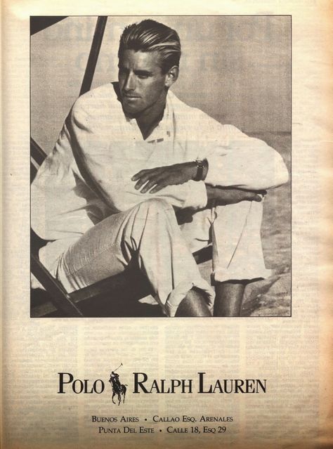 Ralph Lauren Vintage Ads, Ralph Lauren Editorial, Ralph Lauren Photoshoot, Ralph Lauren Ad Campaigns, Vintage Ralph Lauren Ads, Classy Branding, Old Ralph Lauren, Ralph Lauren Ad, Ralph Lauren Ads