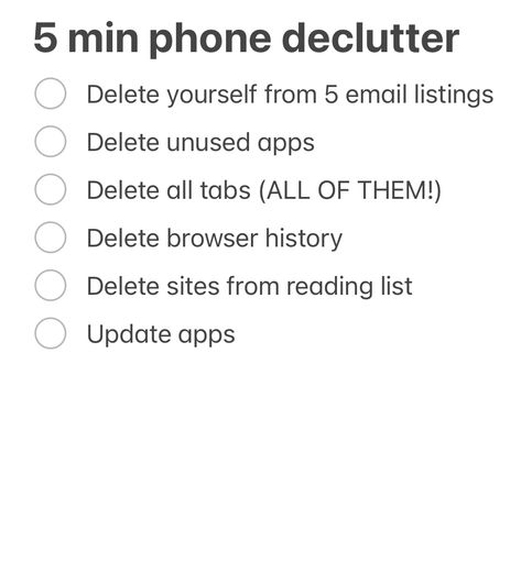 How To Declutter Your Phone, Phone Clean Out List, Phone Declutter, Cleaning Phone, Phone Reset, Life Cleanse, Digital Declutter, Constantly Hungry, Tech Savy